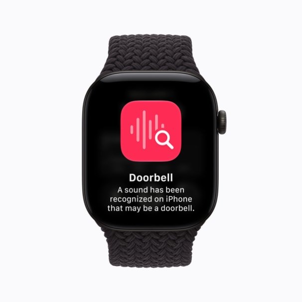 Sound Recognition alert on Apple Watch Series 12