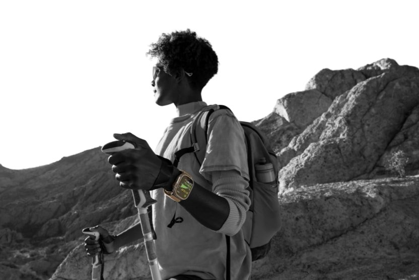 Apple Watch Ultra 4 worn outdoors