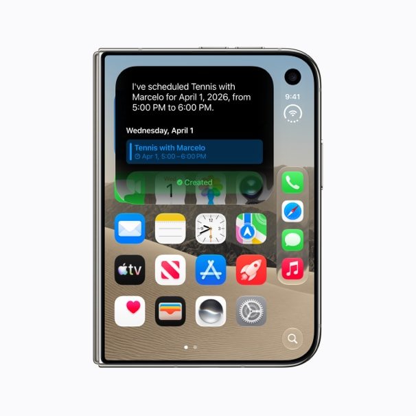 Siri AI running on the iPhone Duo