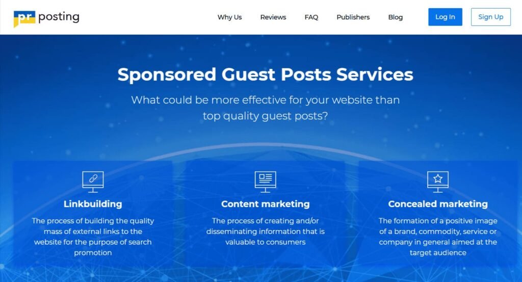 PRPosting guest post marketplace 