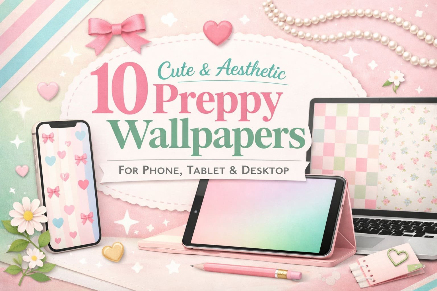 10 Cute Preppy Wallpapers for Phone and Desktop