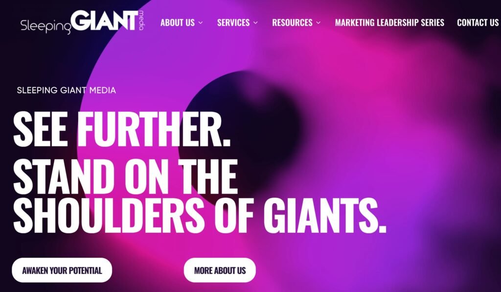 Sleeping Giant Media SEO agency in Kent