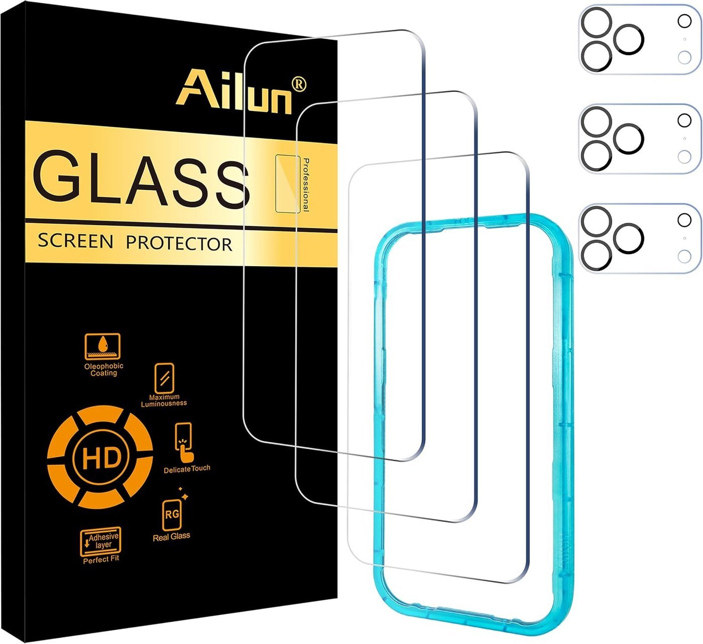 Ailun screen and camera lens protector for iPhone 18 Pro