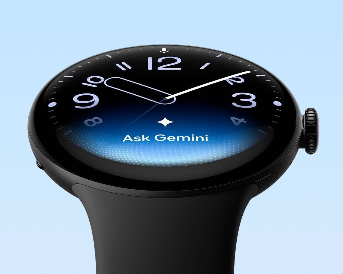Google Pixel Watch 5 with an Ask Gemini watch face
