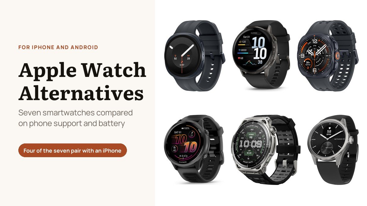 Apple Watch Alternatives: 7 Smartwatches Compared on iPhone Support