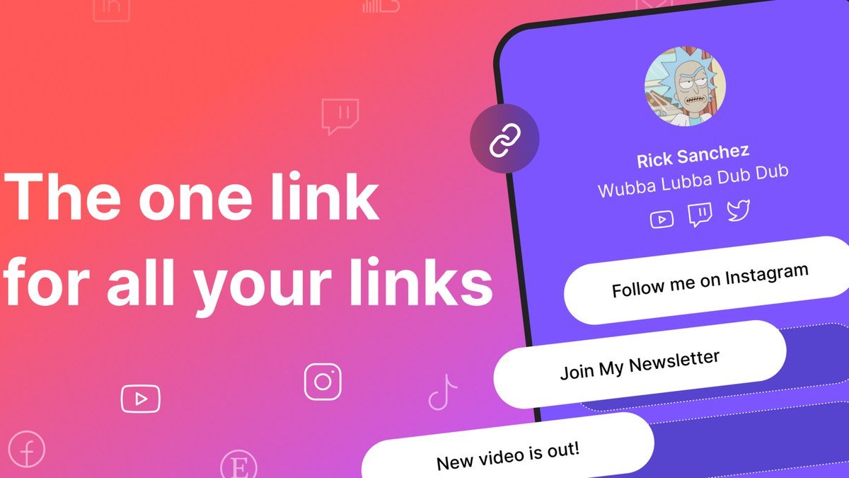 Bio.link pricing block showing a single plan at 7.49 dollars a month