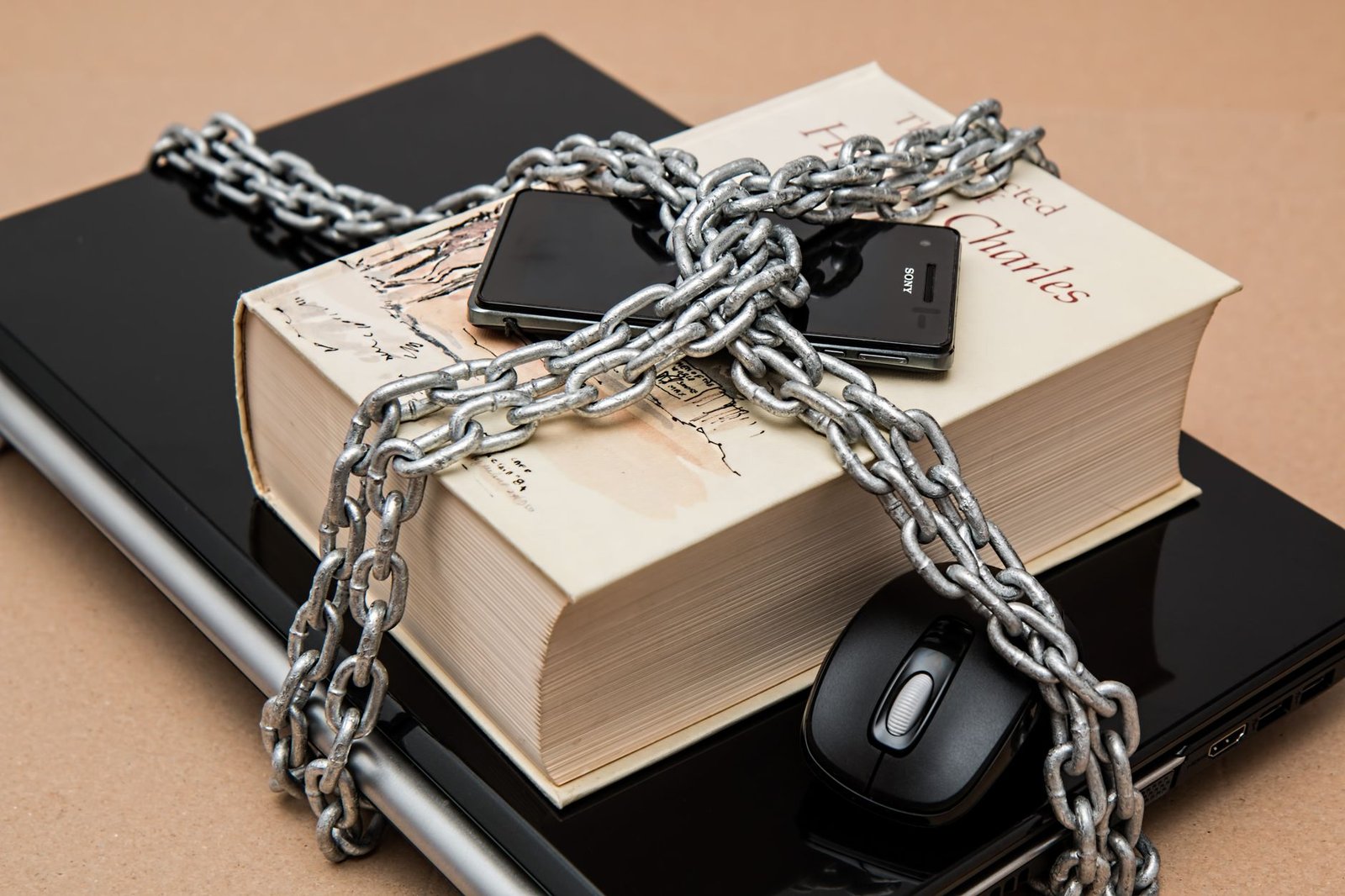 Padlock over a laptop representing automated security review
