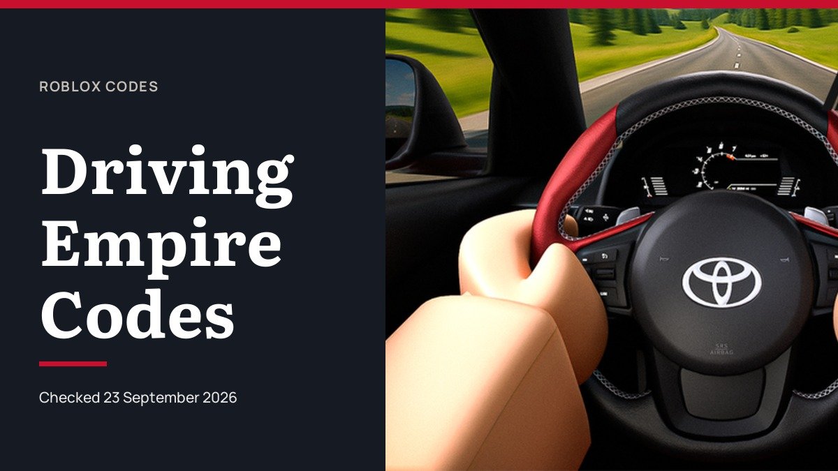 Driving Empire Codes featured image