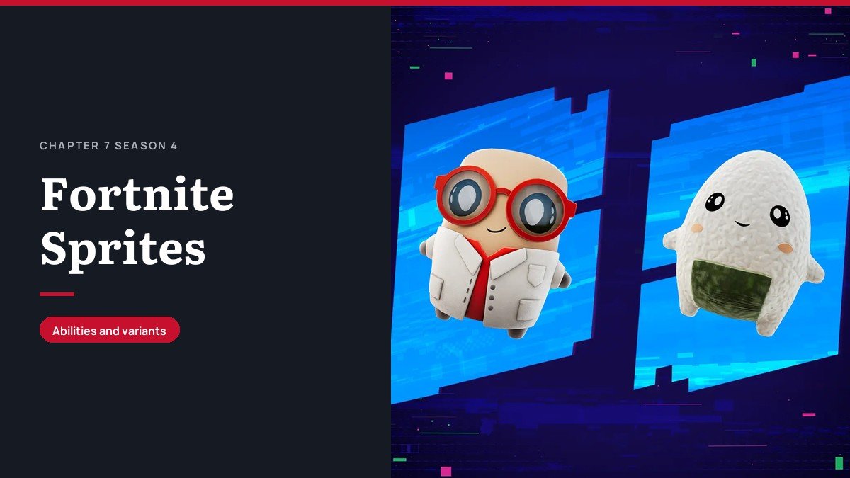 Fortnite Sprites featured image with the X-Ray and Onigiri Sprites