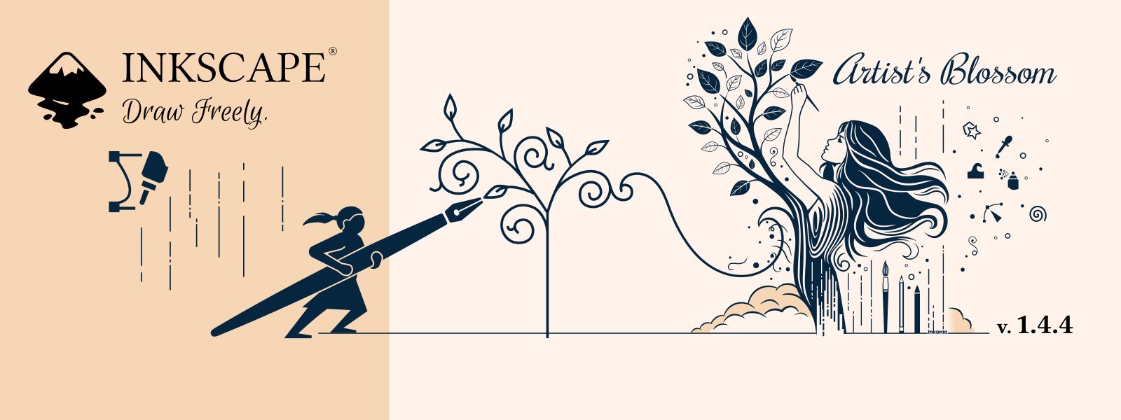 Inkscape 1.4.4 vector editor