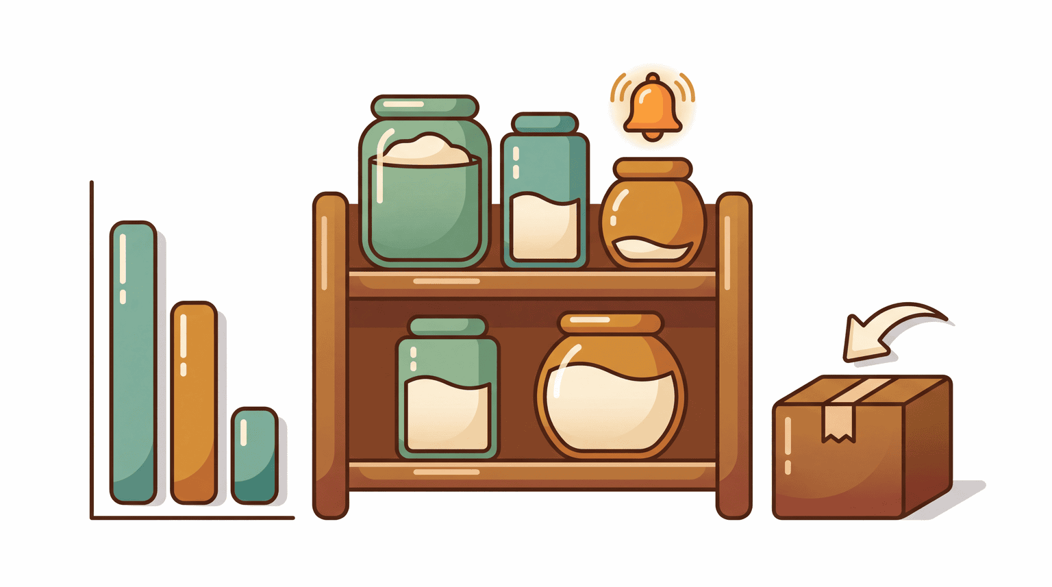 Stocksmith materials and inventory control illustration