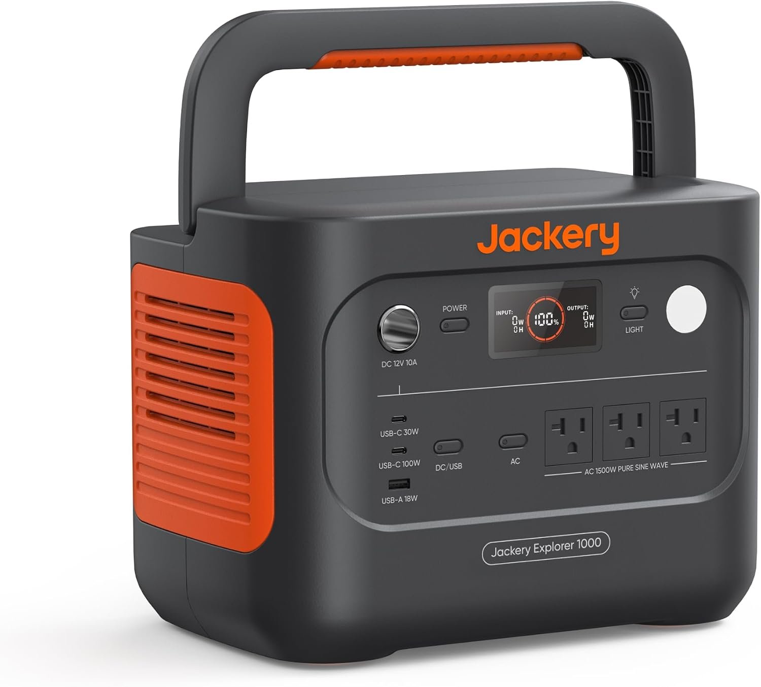 Jackery Explorer 1000 v2 portable power station with 1070Wh LiFePO4 battery