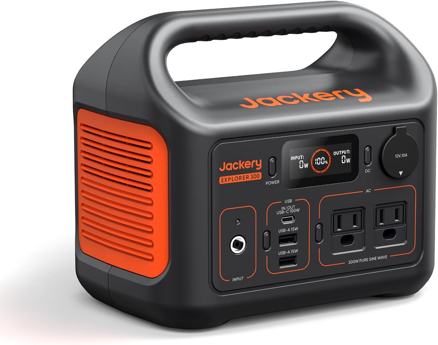 Jackery Explorer 300 portable power station with 292Wh LiFePO4 battery