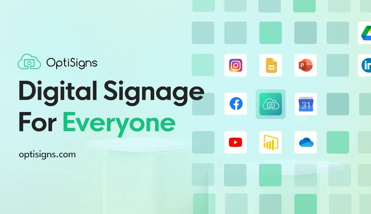 OptiSigns digital signage platform and its app integration library