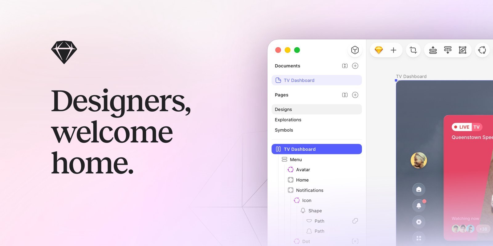 Sketch design app for Mac