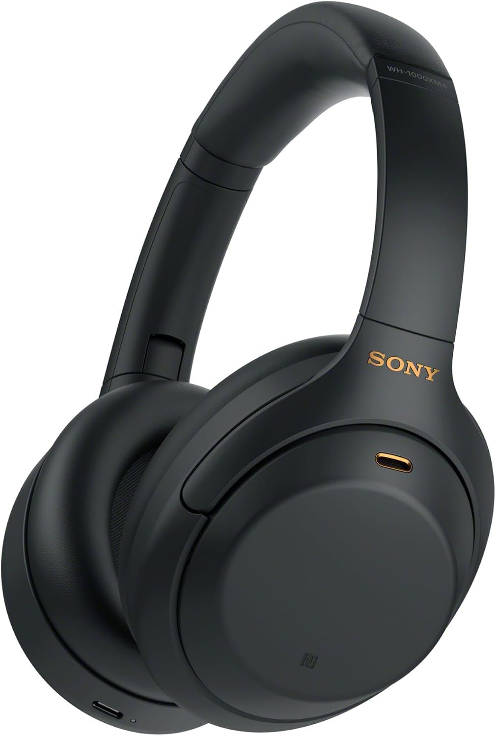 Sony WH-1000XM4 wireless noise cancelling headphones in black
