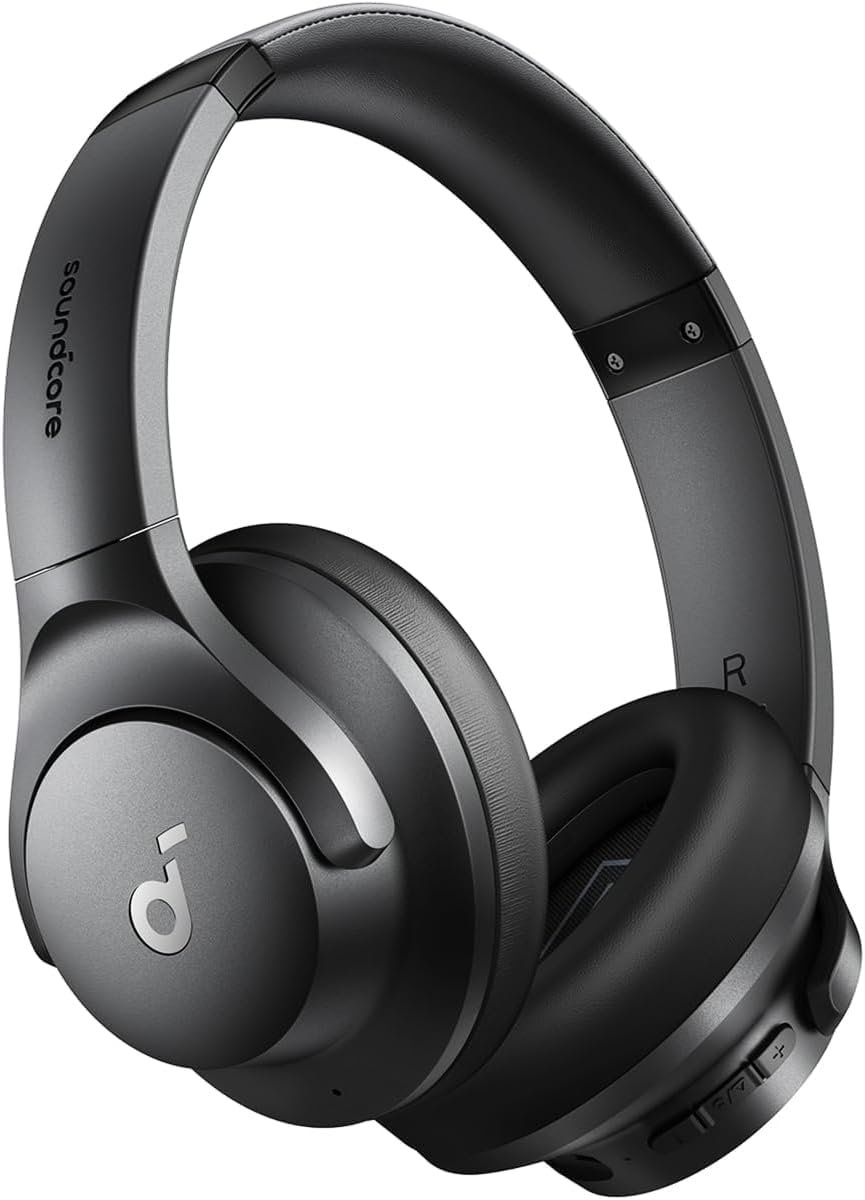 Soundcore by Anker Q20i hybrid active noise cancelling headphones in black