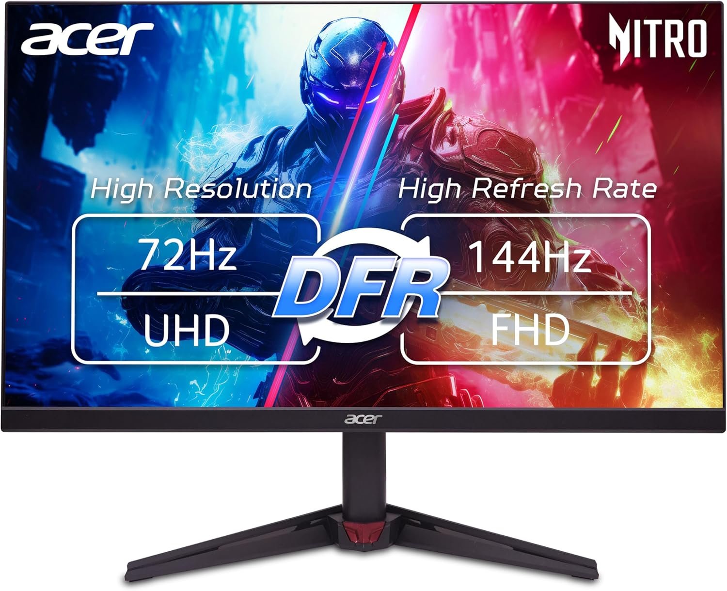 Acer Nitro VG270K 27-inch 4K gaming monitor with a near bezel-less design