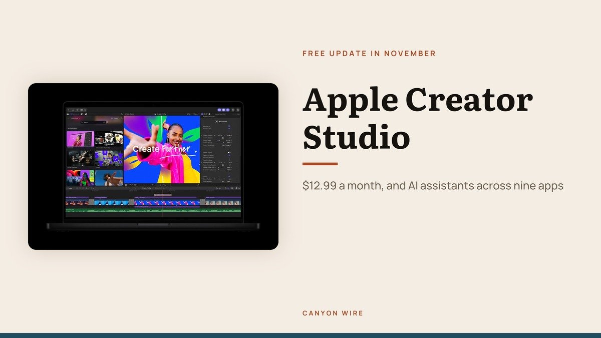 Apple Creator Studio: Price and the New AI Tools