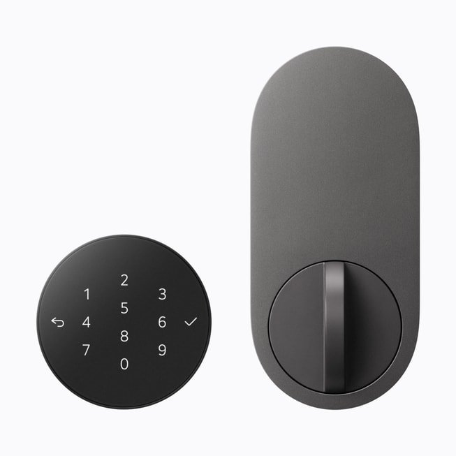 LG Smart Deadbolt Lock keypad and bolt from the Apple Home Collection