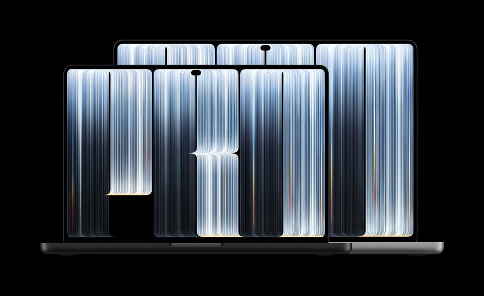 MacBook Pro with PROLED XDR Display in 14-inch and 16-inch sizes