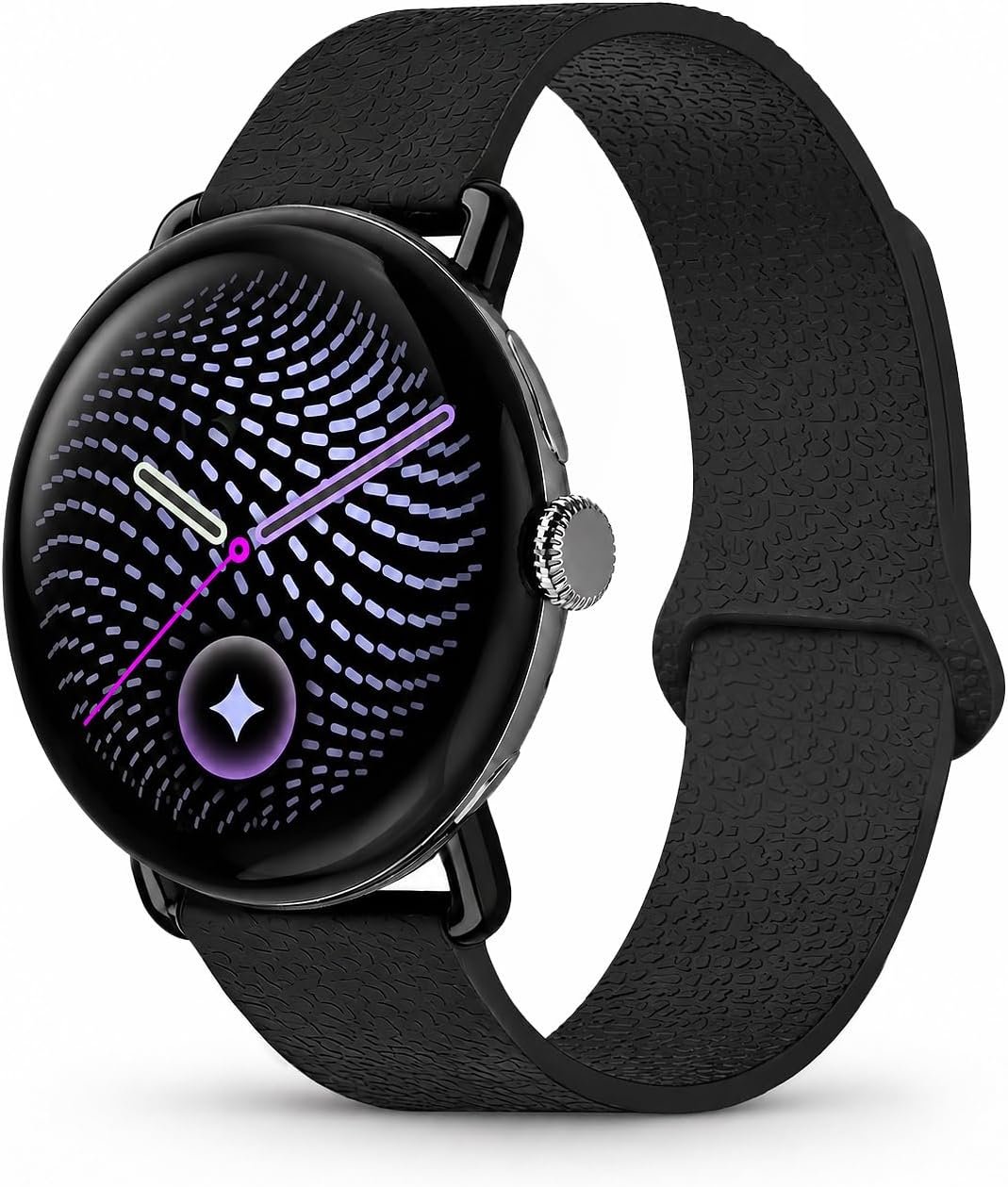 BandRain magnetic silicone band for Google Pixel Watch 5 wrapped in a seamless loop