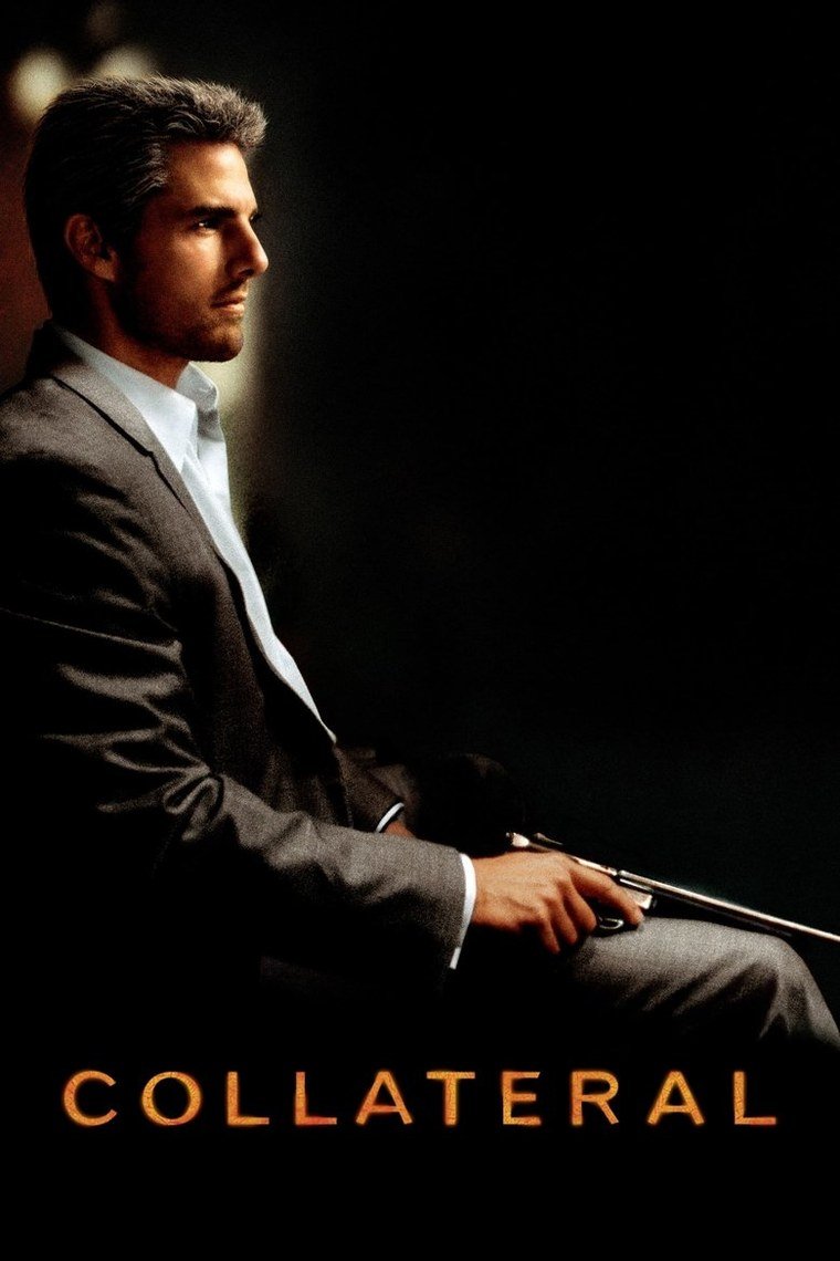 Collateral poster showing a grey-suited man and a taxi driver at night