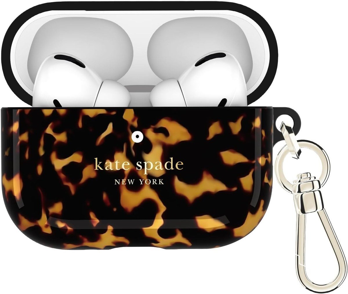 kate spade new york AirPods Pro 3 case in transparent tortoise