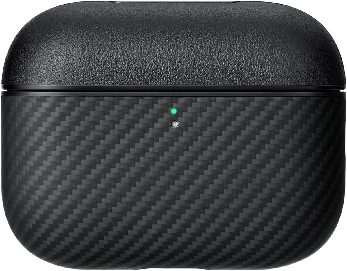 PITAKA leather and aramid AirPods Pro 3 case in black
