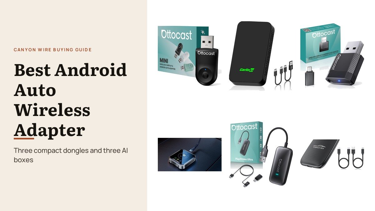 Best Android Auto Wireless Adapter: 6 Dongles and AI Boxes: the products compared