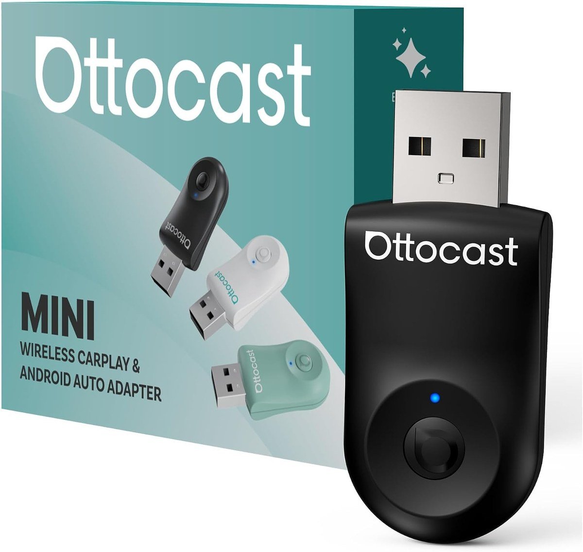 OTTOCAST Mini Dongle wireless CarPlay and Android Auto adapter