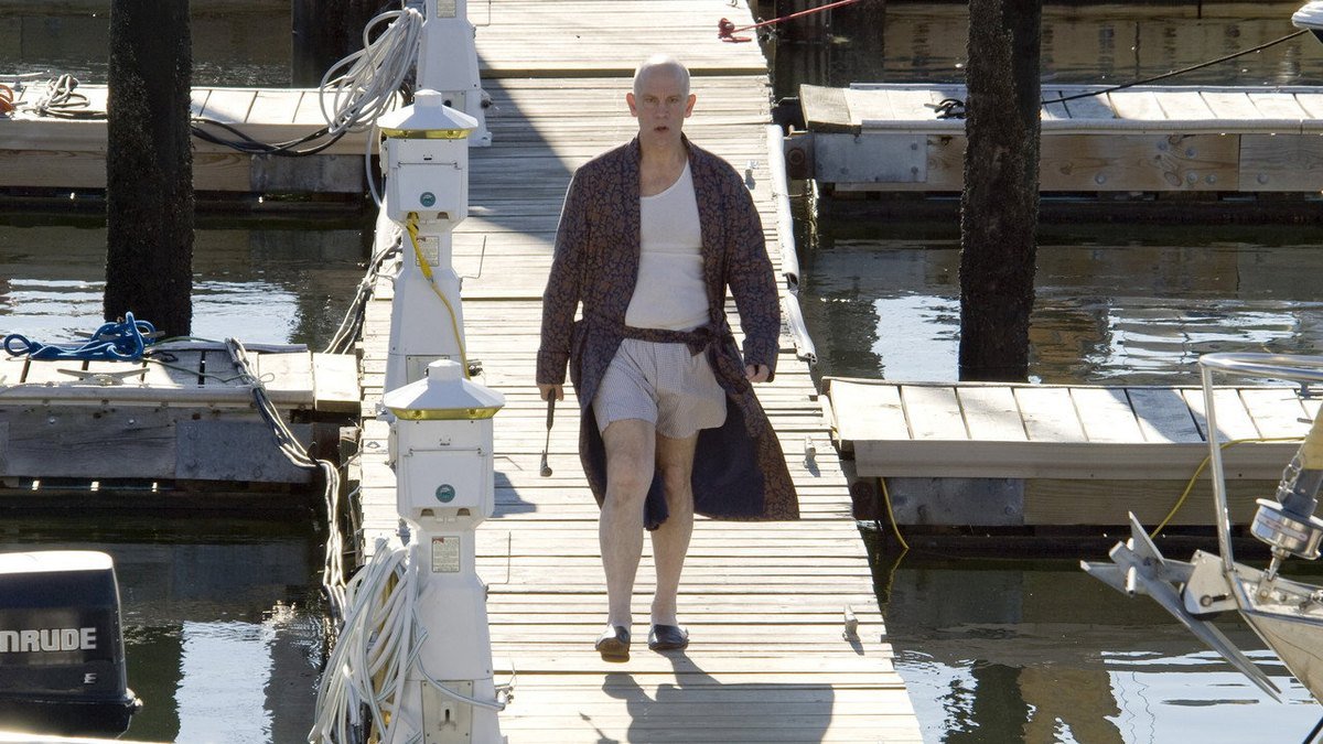 A scene from Burn After Reading (2008)
