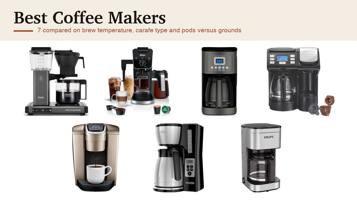 Best Coffee Makers: 7 Compared on Brew Temperature and Carafes: the seven picks compared