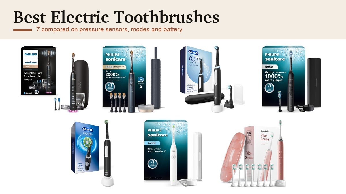 Best Electric Toothbrushes: 7 Compared on Pressure Sensors and Modes