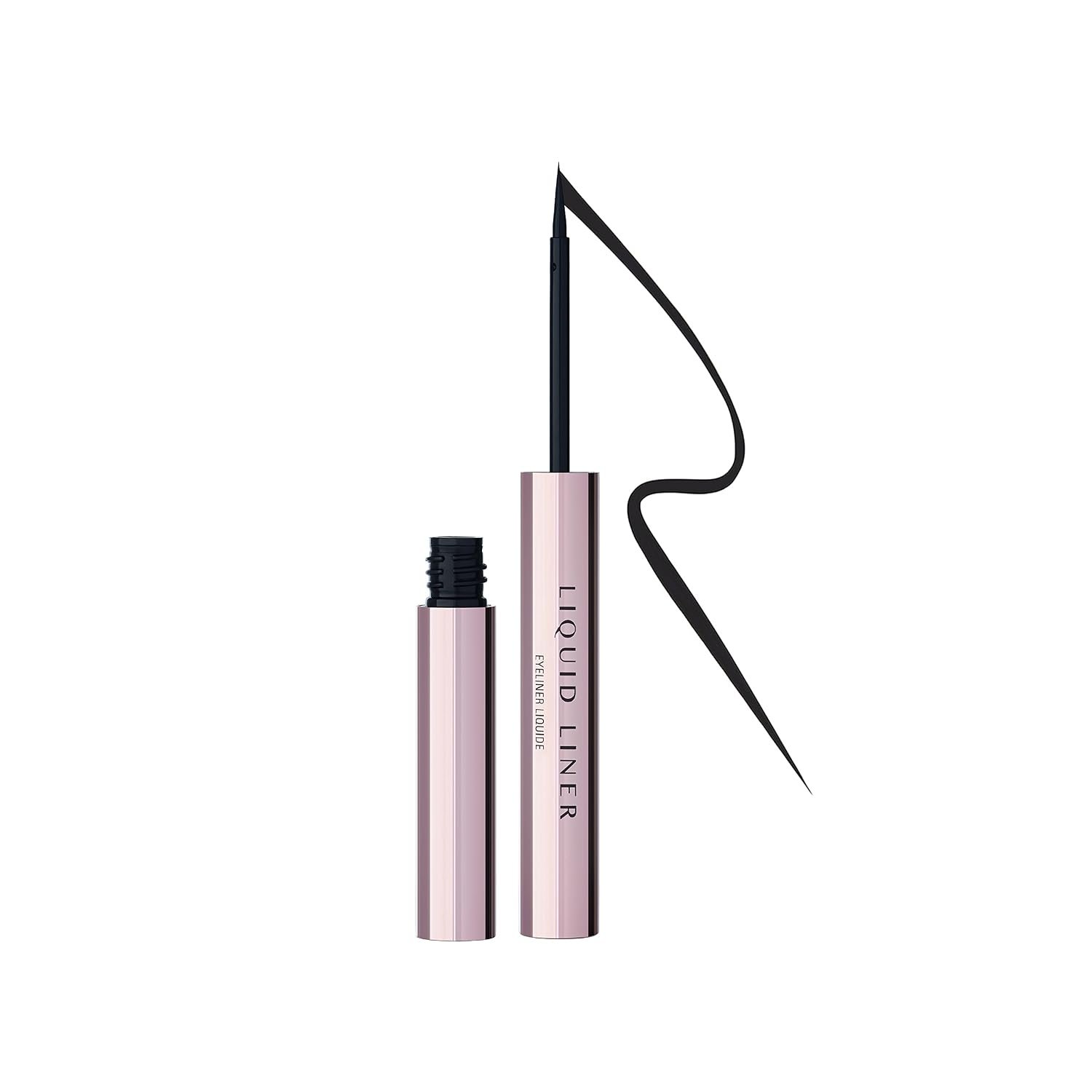 Anastasia Beverly Hills Liquid Liner in a pale pink barrel with a drawn wing beside it