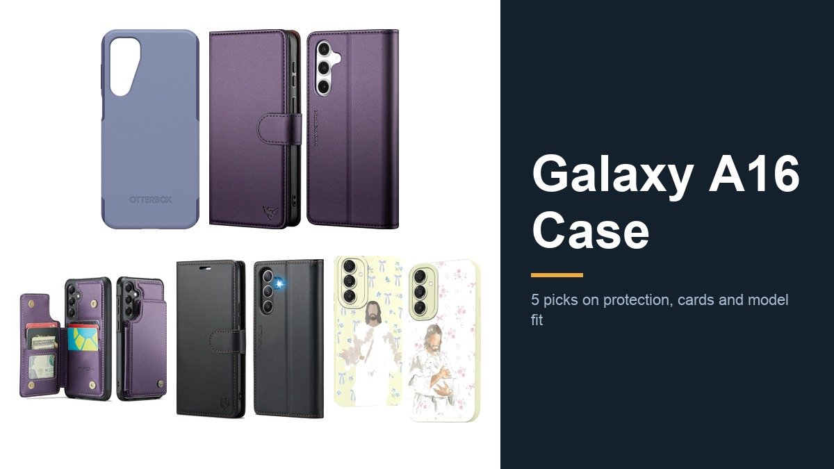 Galaxy A16 Case: 5 Picks Compared on Fit and Storage