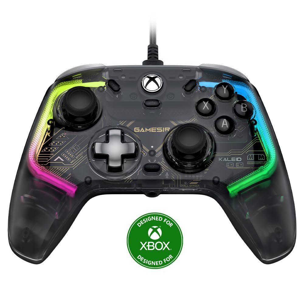 GameSir Kaleid wired Xbox controller with light effects