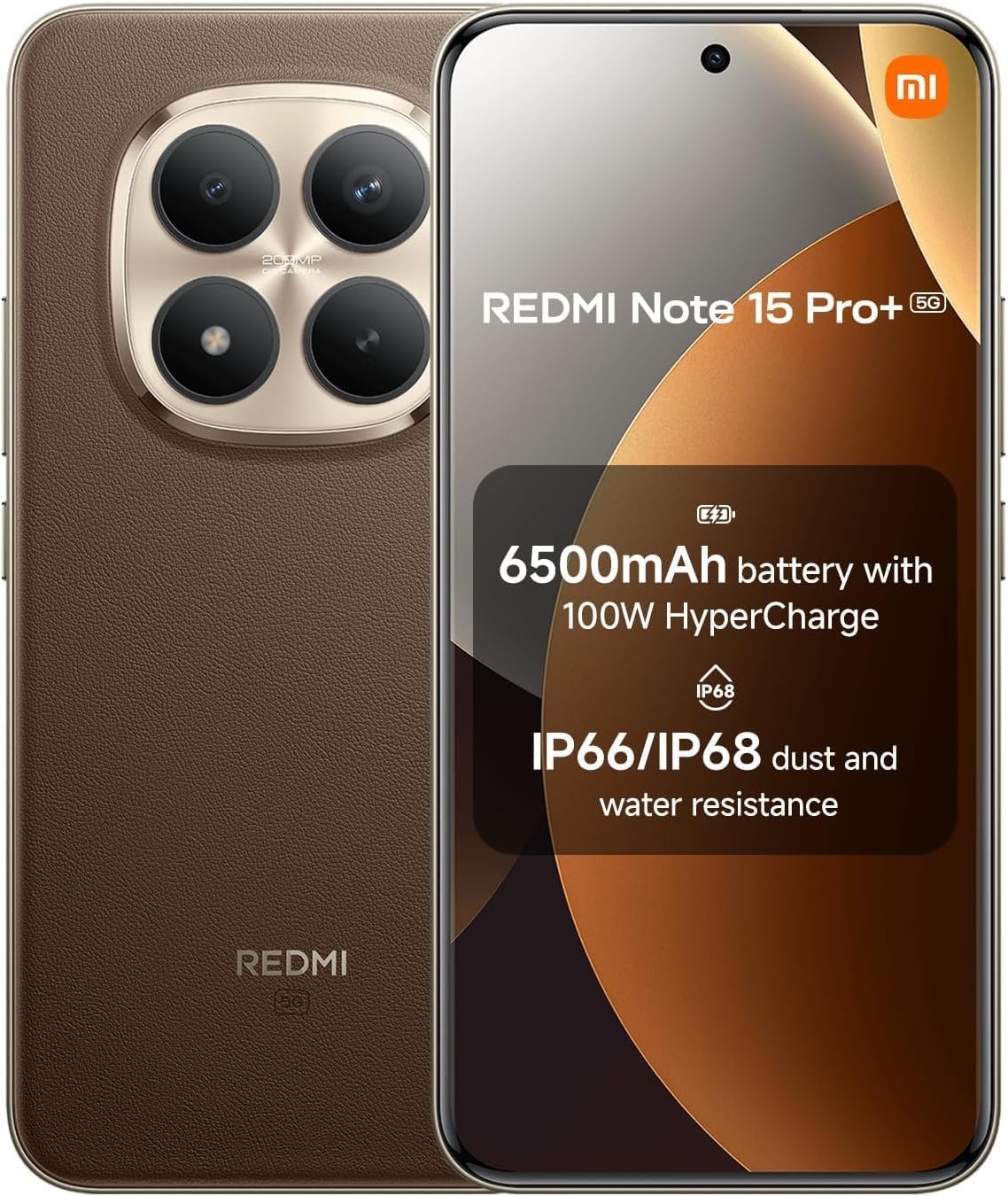 Redmi Note 15 Pro Plus in mocha brown