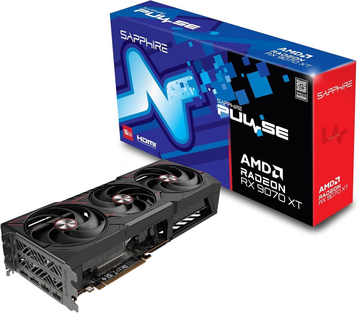 Sapphire Pulse Radeon RX 9070 XT graphics card