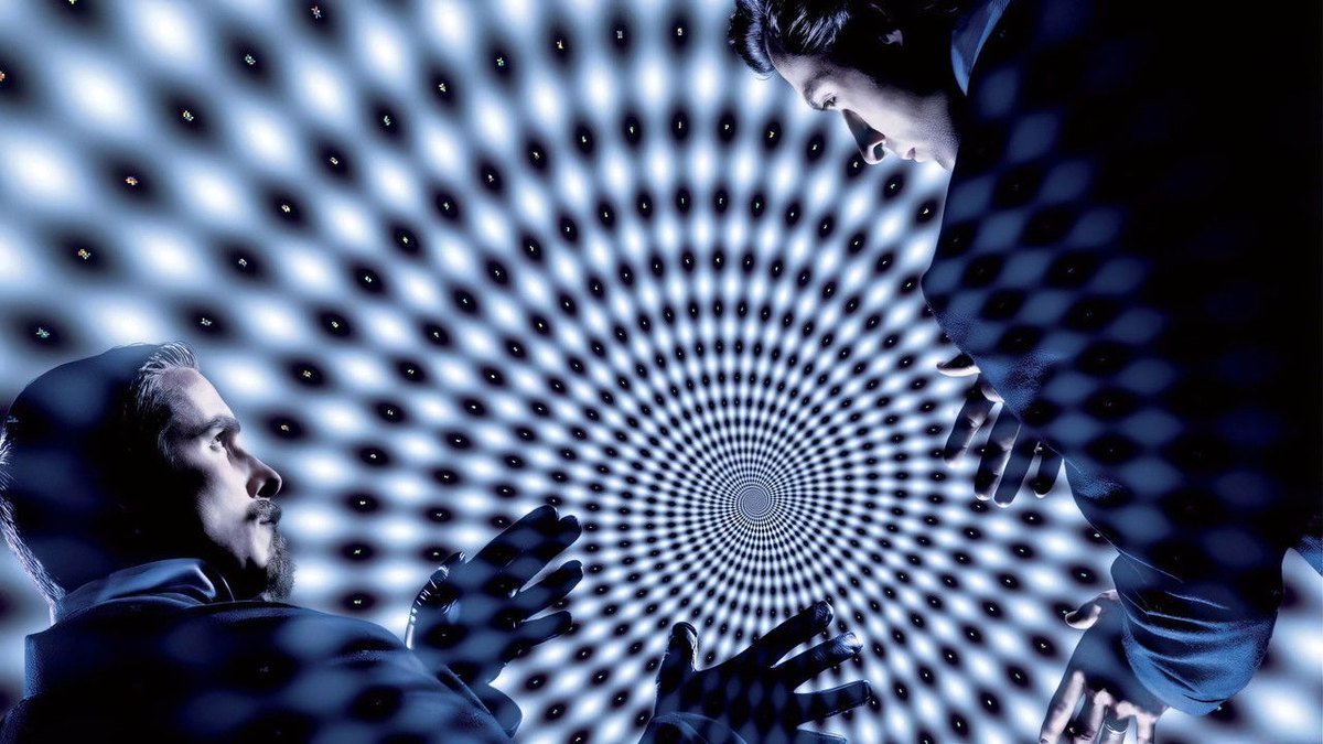 A scene from The Prestige (2006)