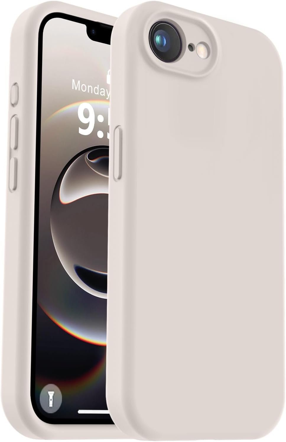 Vooii liquid silicone iPhone 17e case with a colour-matched camera surround