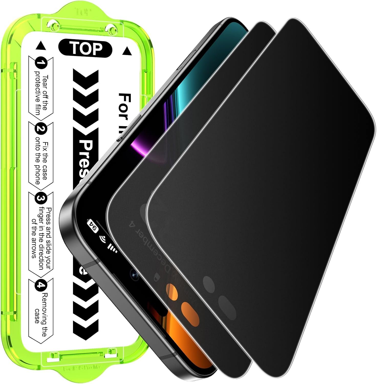 Esanik matte privacy screen protectors for the iPhone 18 Pro Max
