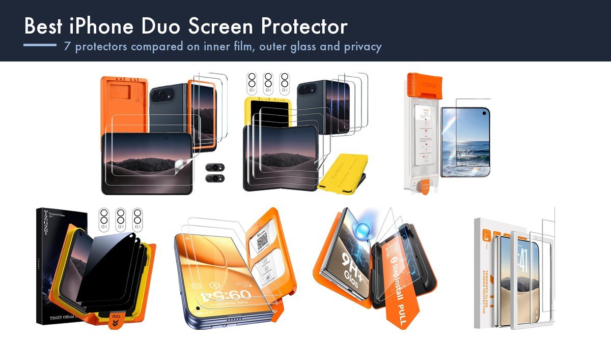 Best iPhone Duo Screen Protector: Inner Film and Outer Glass Compared: the seven picks compared