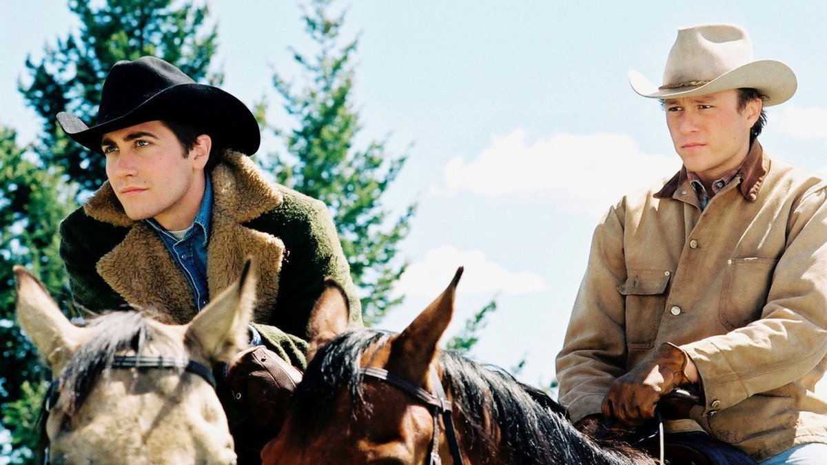 A scene from Brokeback Mountain (2005)
