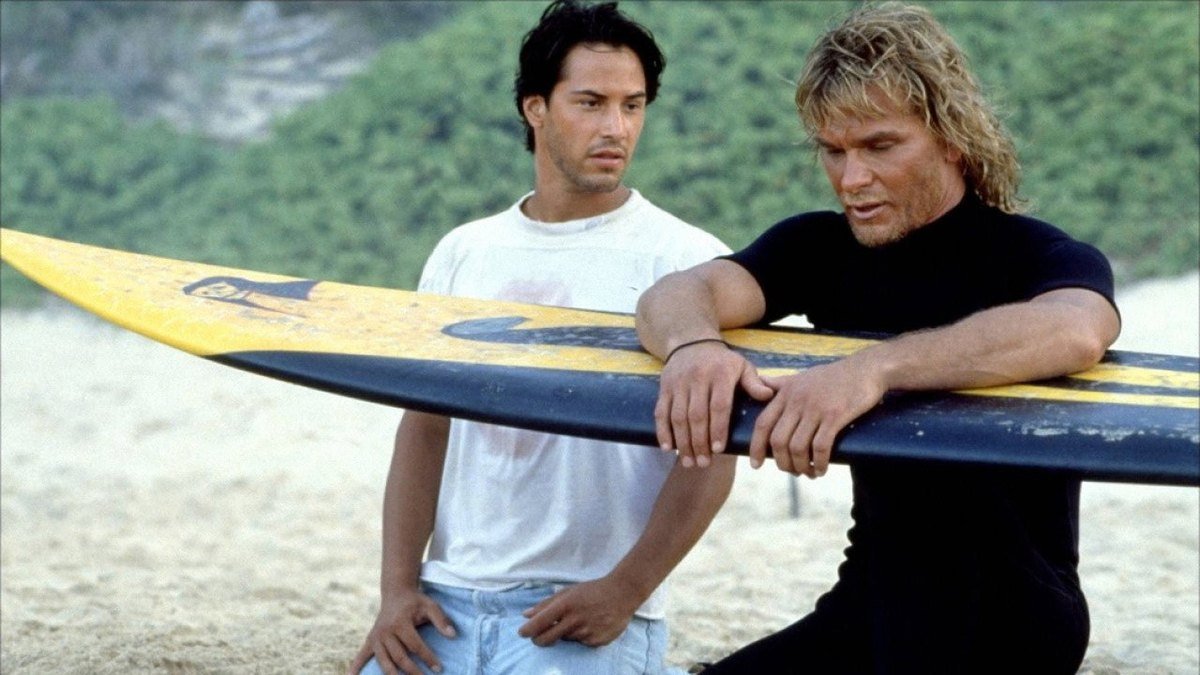 A scene from Point Break (1991)