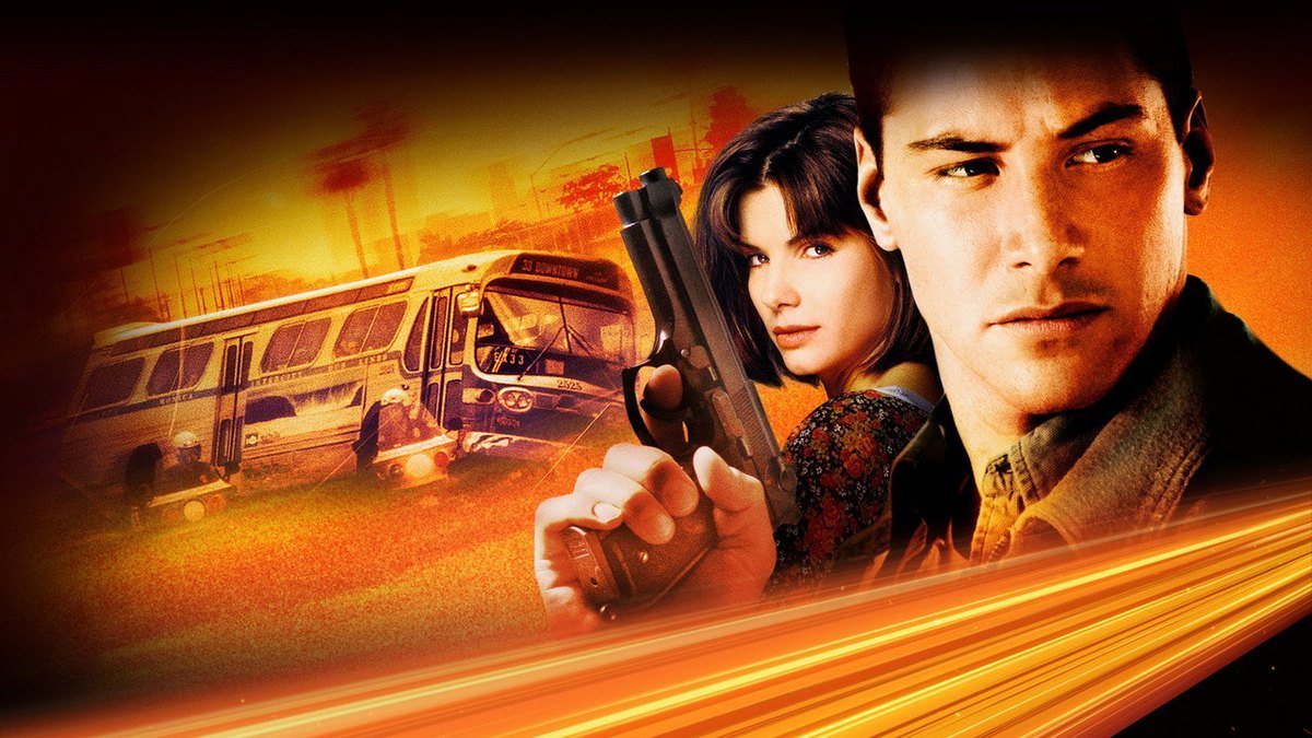 A scene from Speed (1994)