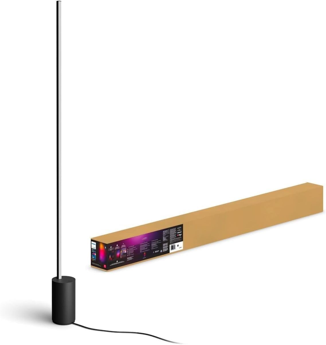 Philips Hue Signe black gradient floor lamp