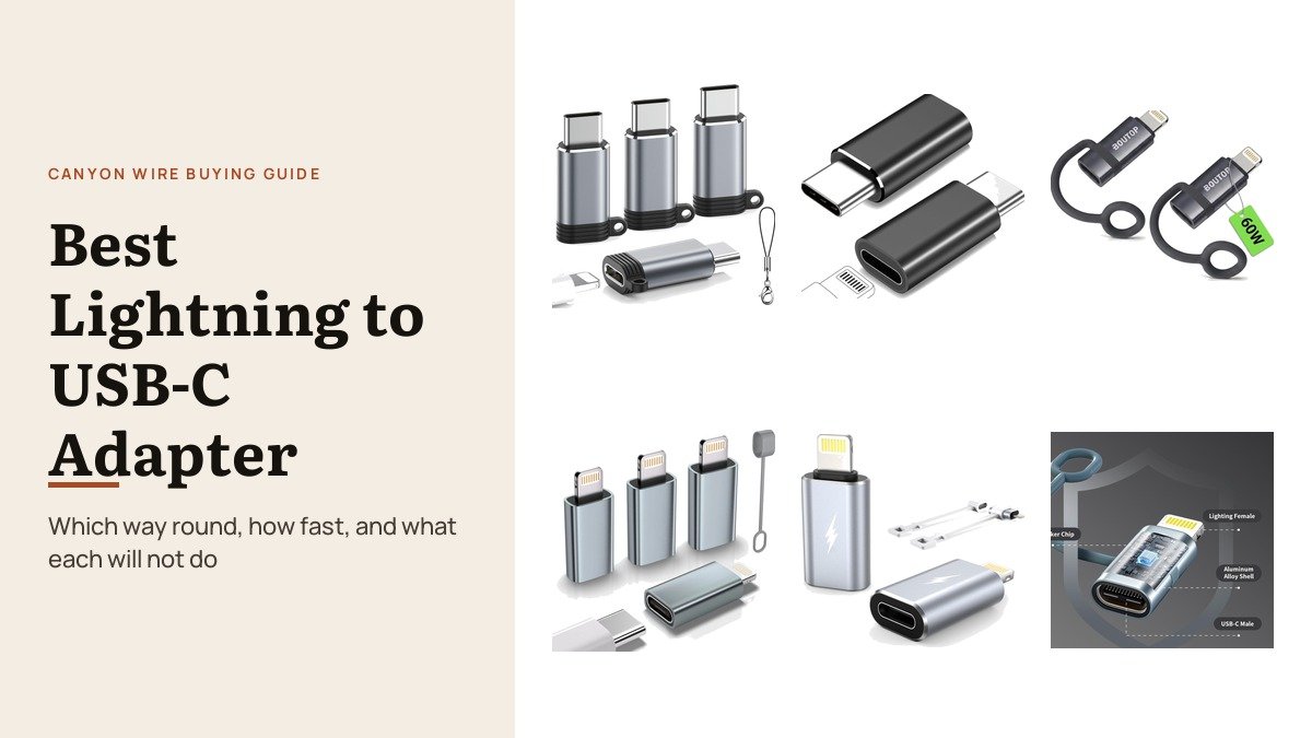 Best Lightning to USB-C Adapters: 6 Compared Both Ways
