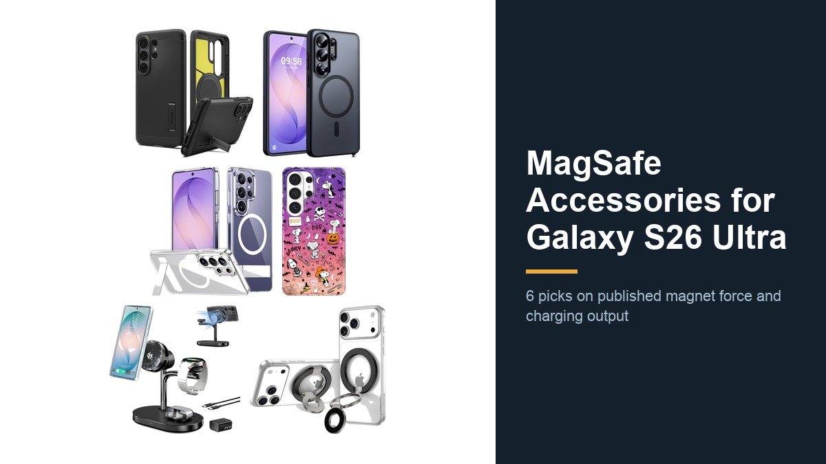 MagSafe Accessories for Galaxy S26 Ultra: 6 Picks
