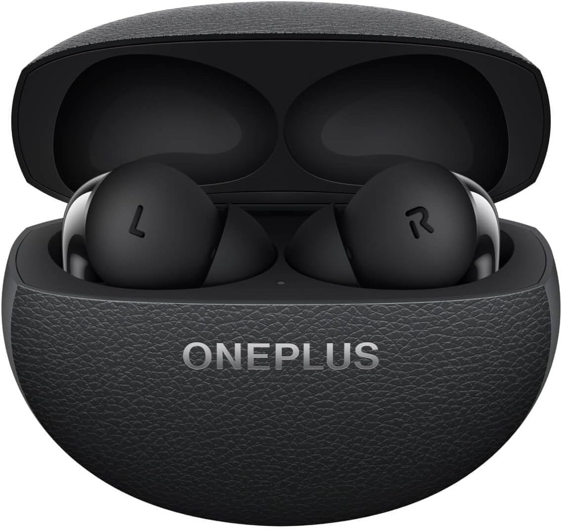 OnePlus Buds Pro 3 noise cancelling earbuds in Midnight Opus black